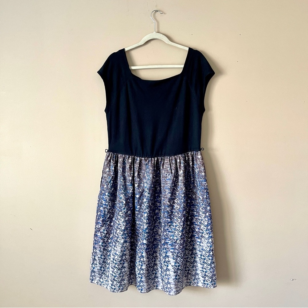 HEIDI WEISEL | Mixed Media Fit & Flare Dress Sz 1X